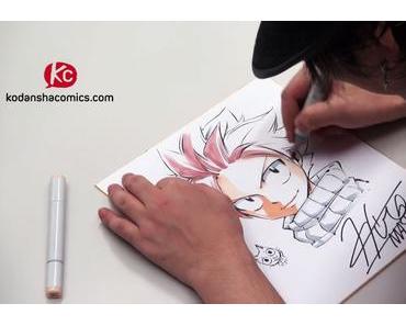 [Vidéo] Hiro MASHIMA dessine Natsu de Fairy Tail