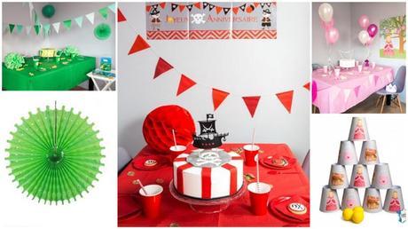 Anniversaire dinosaure avec Pirouette et confettis