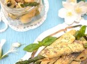 Asperges feuilletées pesto basilic