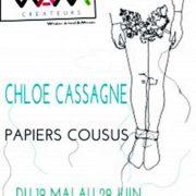 Exposition «Papiers cousus»  Chloé Cassagne | WAM Galerie Cahors