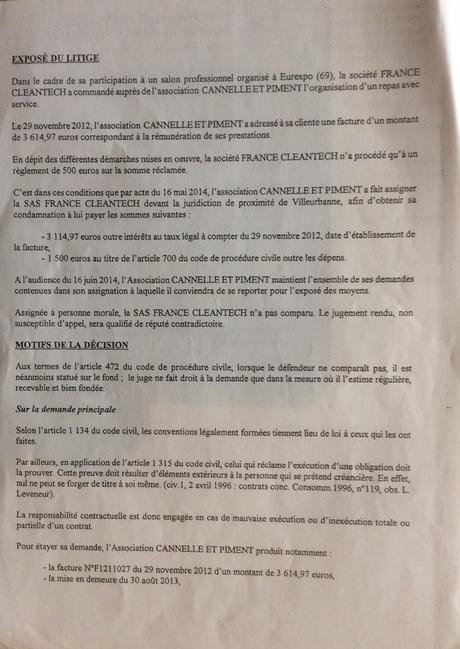 Jugement et appel à témoins