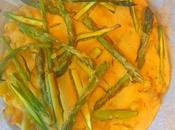 Omelette végétale asperges ou.... "tortilla patatas esparragos verdes"