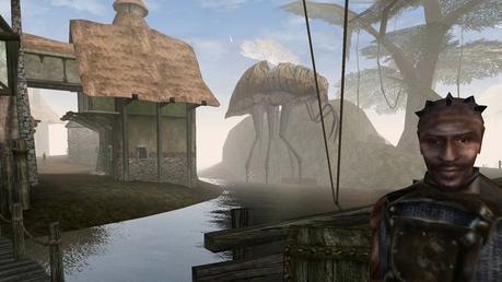 Une capture d'écran de Morrowind. Non, ce n'est pas pour rien que je souhaite une version remastérisée.