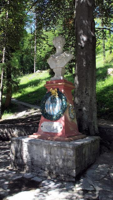 Le monument à Louis II de Bavière à Partenkirchen