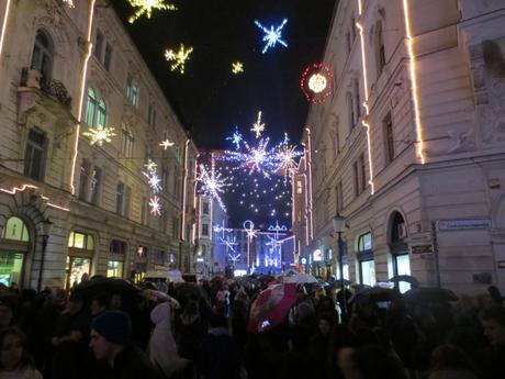 Lumières de Noël à Ljubljana