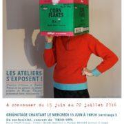 Les ateliers annuels s’exposent | Galerie Fontaine Obscure  Aix