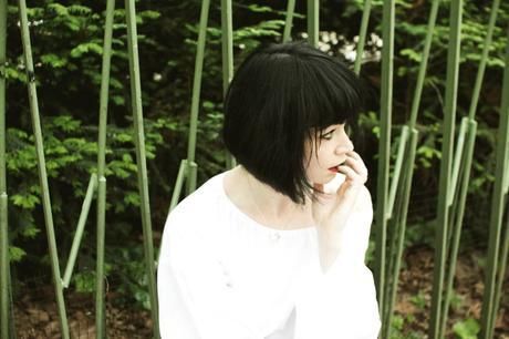 portrait cheveux noirs