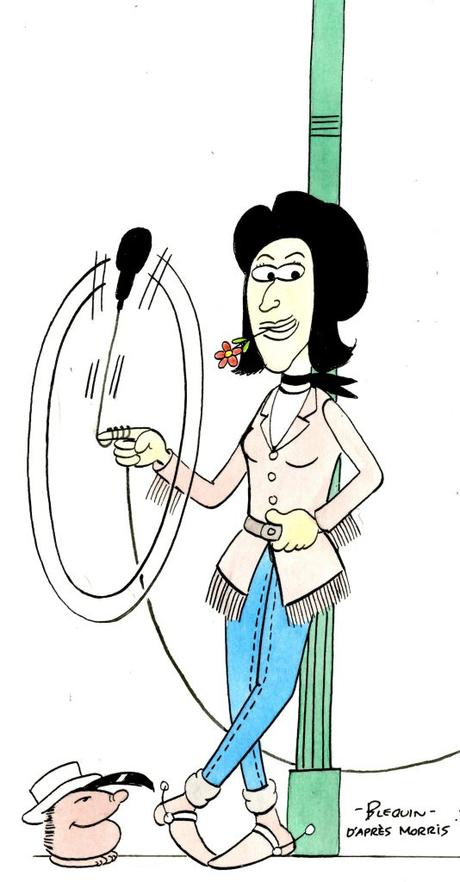 Claire Morin, alias Slamity Jane, vue par votre serviteur. 