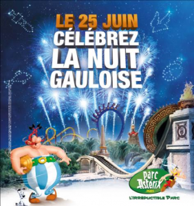 Parc Astérix 25 juin NUIT GAULOISE - Concours