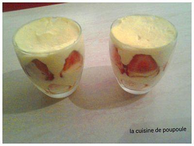 Tiramisu au fraises de Christophe Fleder