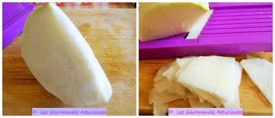 Carpaccio de chou-rave (Vegan)