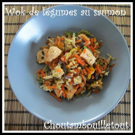 wok legumes saumon