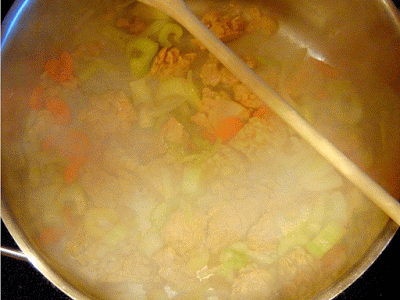 Soupe réconfort tempeh et nouilles