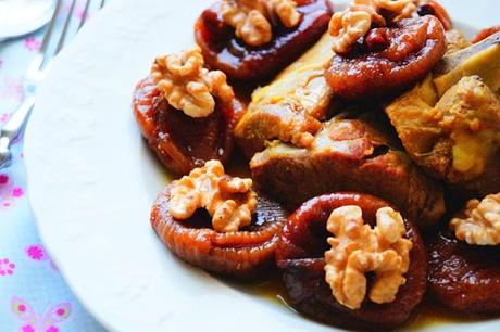 Recette Ramadan 2016 Tajine d’agneau aux figues & au noix de Choumicha