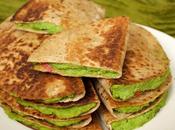 Peasadillas (Quesadillas petits pois menthe)