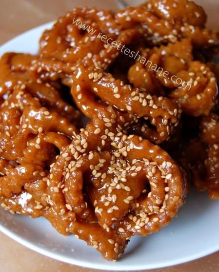 cuisine marocaine halwa chebakia