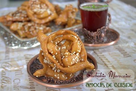 cuisine marocaine halwa chebakia