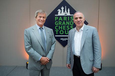 Vincent Bolloré et Garry Kasparov - Photo © Vivendi SA