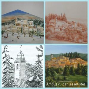 collage Ampus vu par les artistes