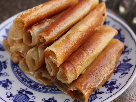 Cigares aux amandes et miel