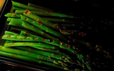 Pizza aux asperges et pommes de terre