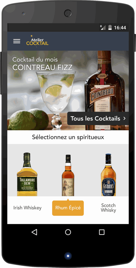Atelier Cocktail Une application qui fait de toi un mixologue :)