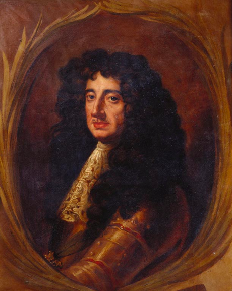 Charles II Stuart, Roi d'Angleterre et frère d'Henriette-Anne, par Antonio Verrio