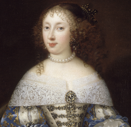 Henriette-Anna peinte par un anonyme (attribué parfois à Pierre Mignard) - Château de Versailles