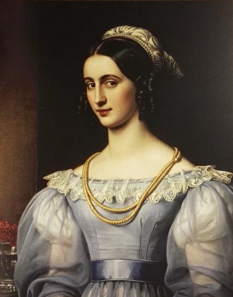 Regina Daxenberger - Portrait par Stieler en 1829 pour la Galerie des Beautés 