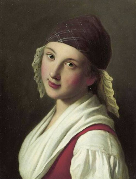 Jeune fille russe par Antonio Rotari 