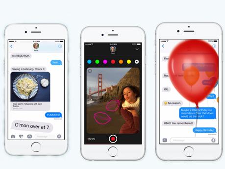 iOS 10 : Vos messages sont plus expressifs et personnalisés