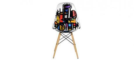 Déco street art : découvrez les chaises graffées de Dalas Randalas