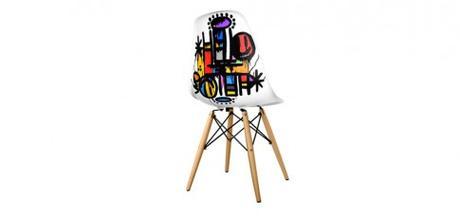 Déco street art : découvrez les chaises graffées de Dalas Randalas