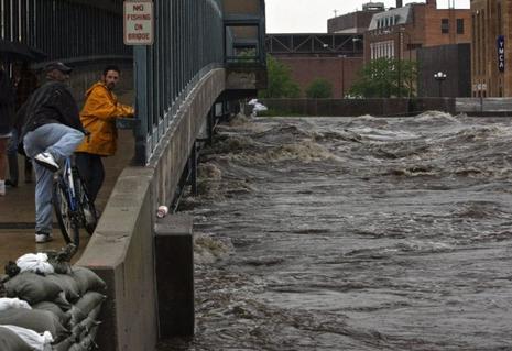 Inondations dans l'Iowa