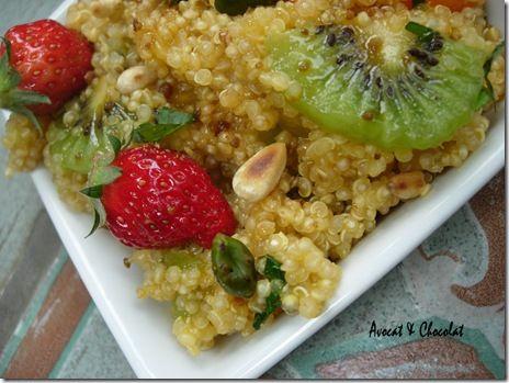 Taboulé quinoa aux fruits frais 5