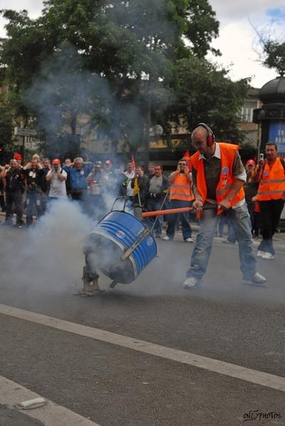 Manifestation intersyndicale des cheminots
