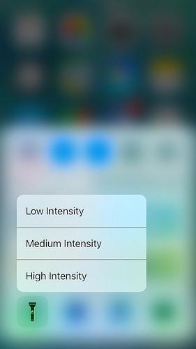 iOS 10 : 3 intensités sur la torche de votre iPhone