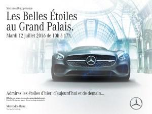 Mercedes-Benz s’installe au Grand Palais vitesse grand V.
