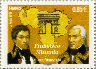 Hommage au Précurseur Francisco de Miranda à l'Arc de Triomphe [ici]