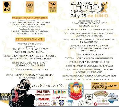 Nouvelle édition du Festival de Tango Marechal à Balvanera [à l'affiche]