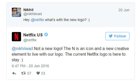 Netflix a maintenant un nouveau icone