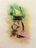 Joan Miró - Le Grillon Sous La Lune, 1978