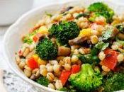 Porridge végétarien l’orge brocolis