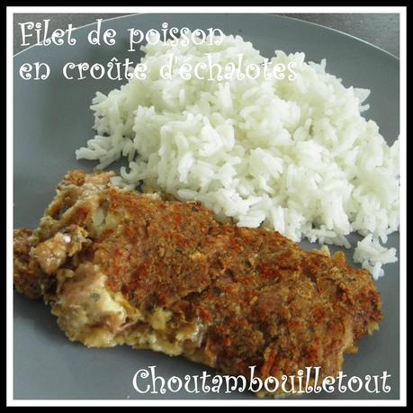 poisson croute échalote