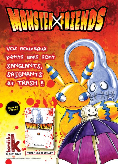 Monster friends annoncé chez komikku Monster friends ANNONCE PRESSE