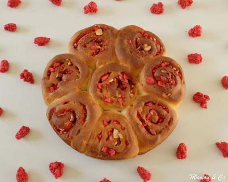 Brioche aux pralines à la façon chinois