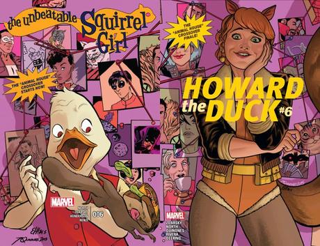Crossover Animal House (Squirrel Girl & Howard the Duck)