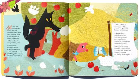 Mes contes préférés en stickers pailletés : Les trois petits cochons - Hatier jeunesse