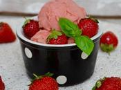Sorbet fraise-basilic