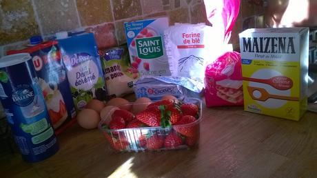 Les tartelettes aux fraises sur crème diplomate WP_20160305_001